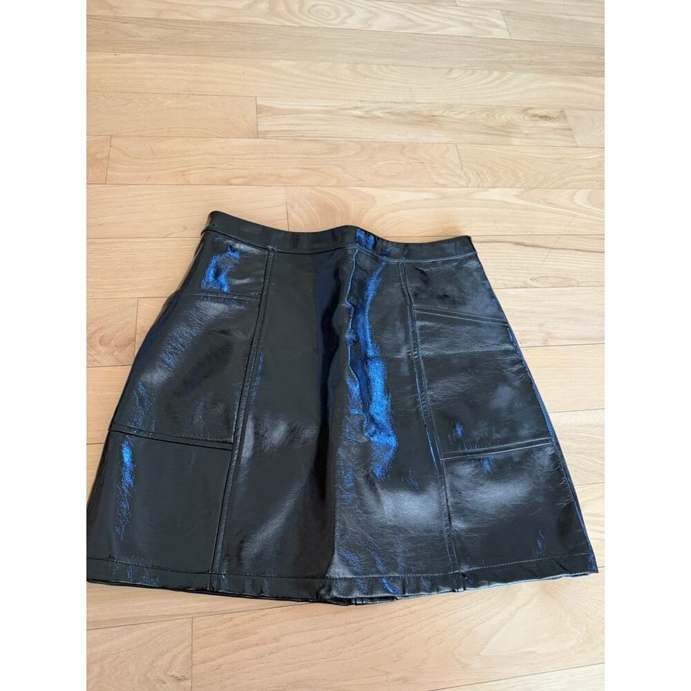 Art Class Faux Leather Skirt